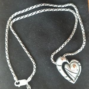 John Atencio heart necklace